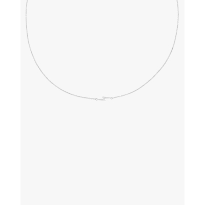 Anna + Nina Electric Love Necklace Silver