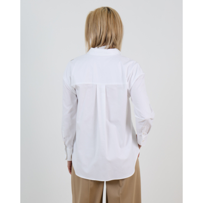 'S Max Mara  Katoenen Oxford Shirt Wit