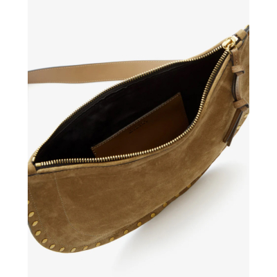 Isabel Marant Oskan Soft Zipped Bag Taupe
