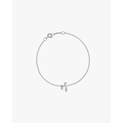 Anna + Nina Bow Bracelet Silver