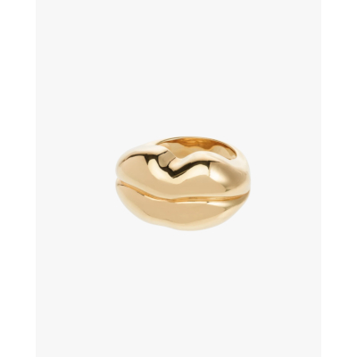 Anna + Nina Bisou Ring Gold Plated