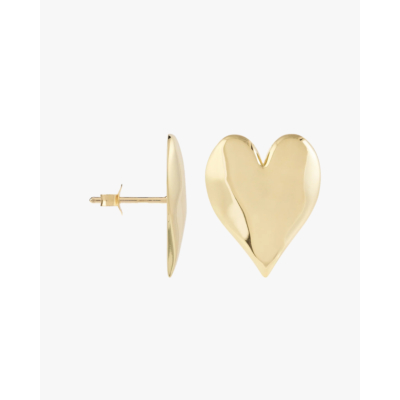 Anna + Nina Forbidden Love Stud Earrings Gold Plated