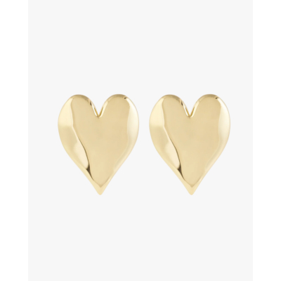 Anna + Nina Forbidden Love Stud Earrings Gold Plated