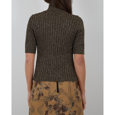 Ganni Glitter top turtleneck