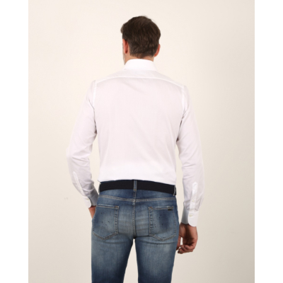Finamore 1925 Eduardo business shirt wit