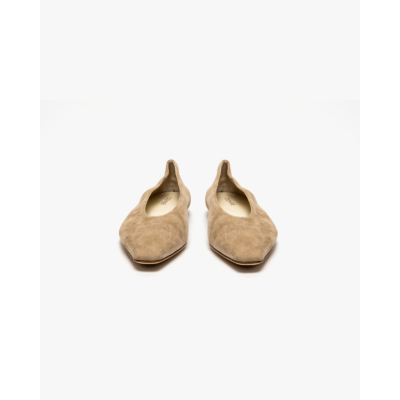 Odare Bilbao Suède Ballerina's Taupe