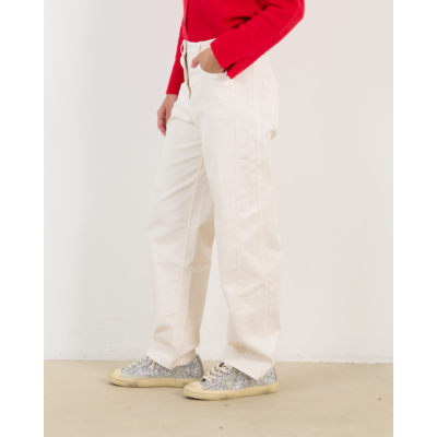 Luisa Cerano Jeans regular fit cream