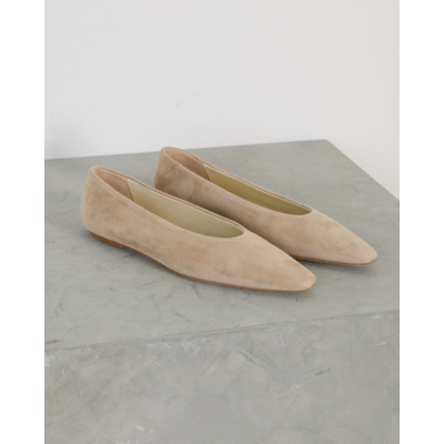 Odare Bilbao Suède Ballerina's Taupe