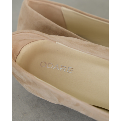 Odare Bilbao Suède Ballerina's Taupe