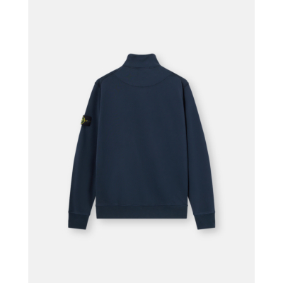 Stone Island Zip Sweatshirt Navy Blue