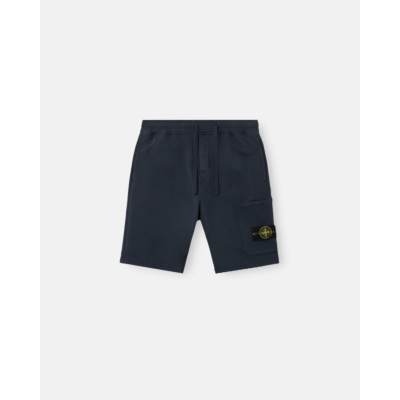 Stone Island Fleece Shorts Navy Blue