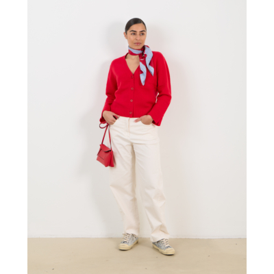 Luisa Cerano Jeans regular fit cream