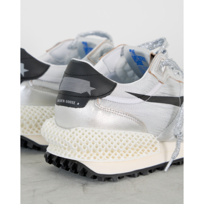 Golden Goose Running Marathon Sneaker Nylon Zilver