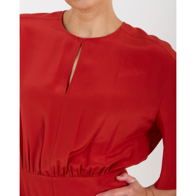 Joseph Silsia crepe jurk spice