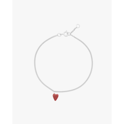 Anna + Nina Heart Beat Bracelet Silver