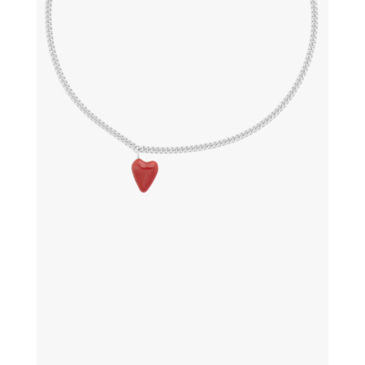 Anna + Nina Heart Beat Bracelet Silver