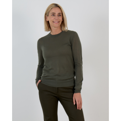 Joseph Cashair Kasjmier Pullover Kaki Groen