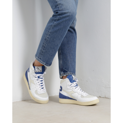 Diadora Heritage Mi Basket Punched Italia Sneakers White Delft