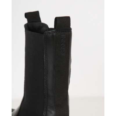 Ganni Chelsea Boots Black