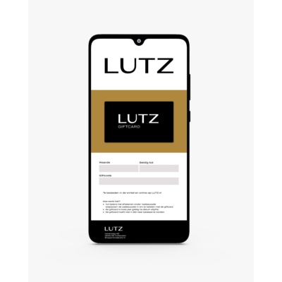 LUTZ Giftcard - Digitaal