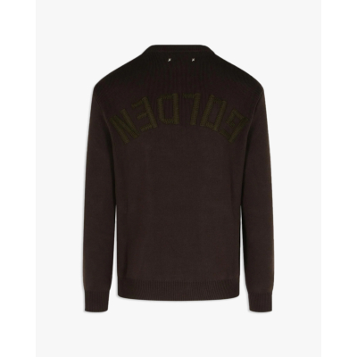 Golden Goose Knit Sweater Black Coffee