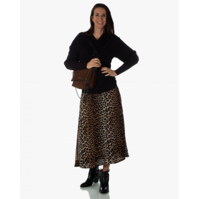 Ganni Print Georgette skirt