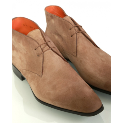 Santoni  Veterschoenen zand