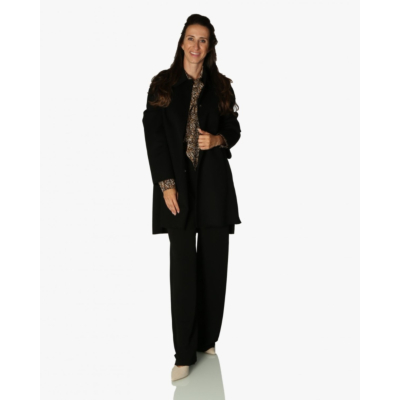 Max Mara Studio  mantel lang 007 black