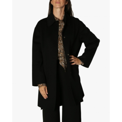 Max Mara Studio  mantel lang 007 black