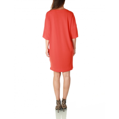 Malene Birger Hannii jurk lange mouw rood