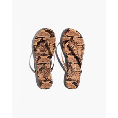 Tkees Lily Vegan Animal Flip Flop Coco Snake