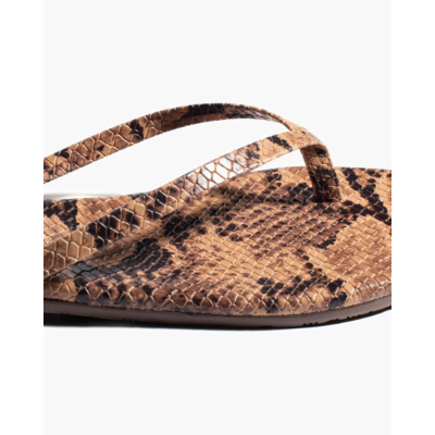Tkees Lily Vegan Animal Flip Flop Coco Snake
