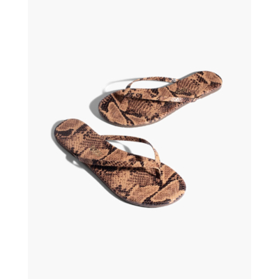 Tkees Lily Vegan Animal Flip Flop Coco Snake