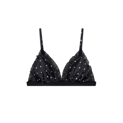 Love Stories Stippen Bralet Zwart