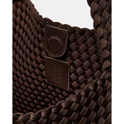 Naghedi Nomad Large Hobo Bag Chocolate