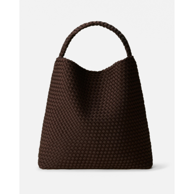Naghedi Nomad Large Hobo Bag Chocolate