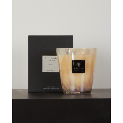 Baobab Collection Geurkaars White Pearls Max16