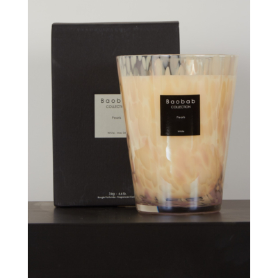Baobab Collection Geurkaars White Pearls Max24