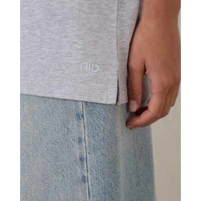 Rijp George Oversized Tee Grijs