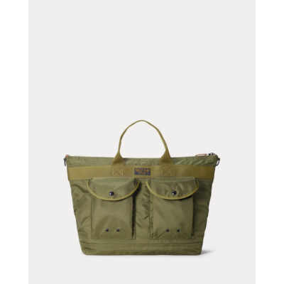 RRL Nylon Utility Messengertas Olive
