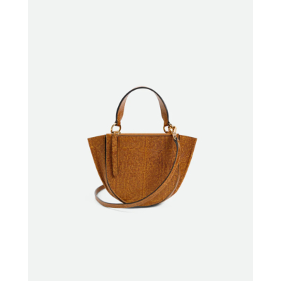 Wandler Hortensia Bag Mini Tabacco Lizzard