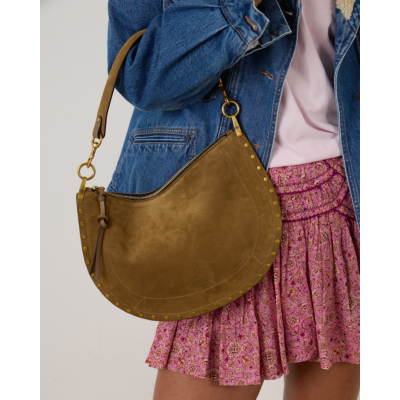 Isabel Marant Oskan Hobo Soft Bag Taupe