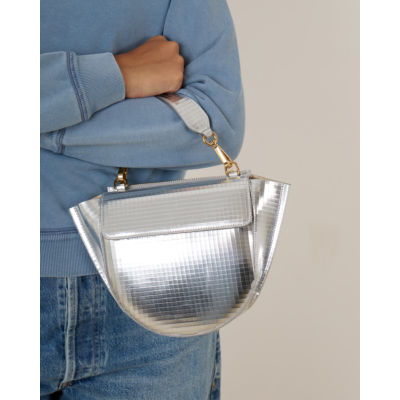 Wandler Hortensia Bag Mini Disco Silver