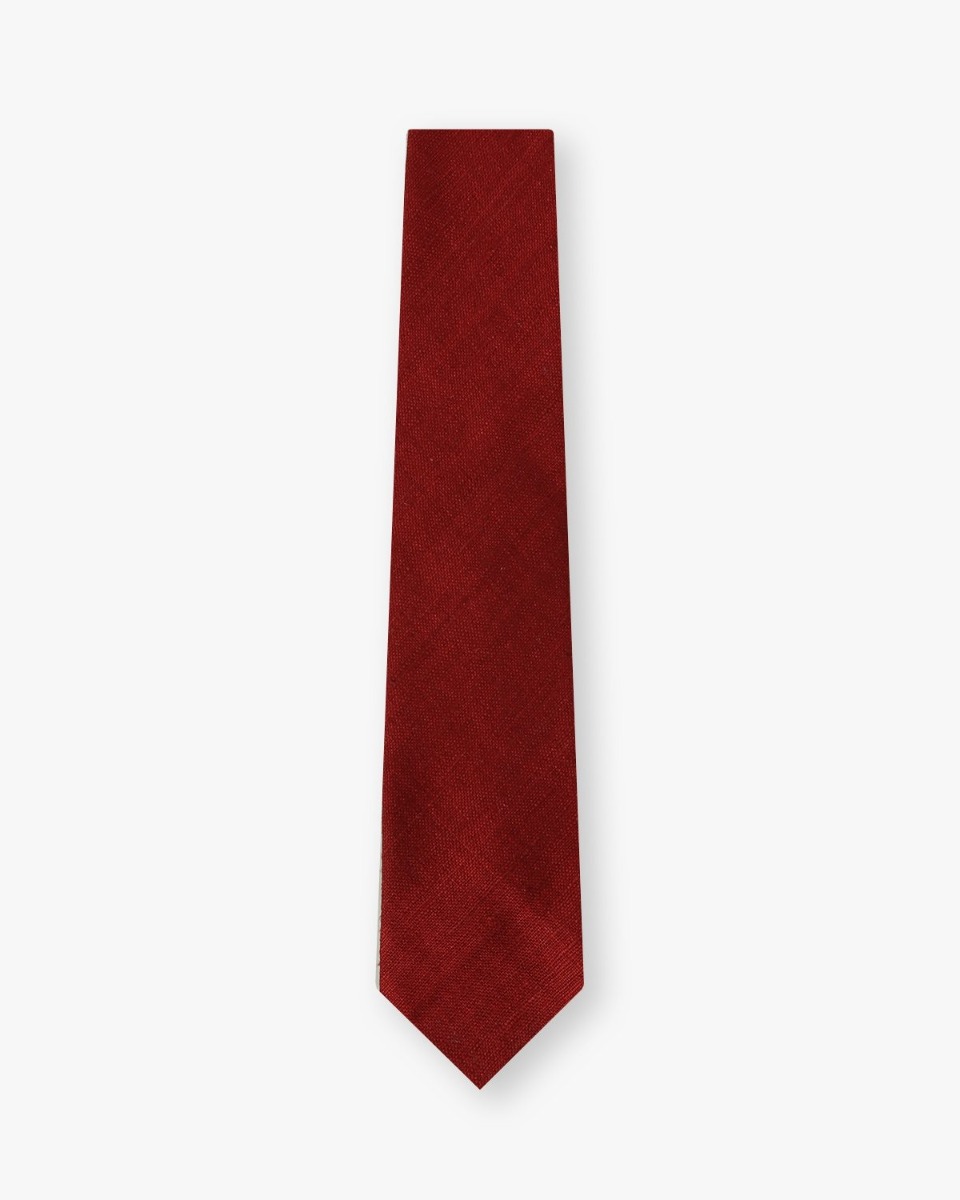 Stropdas bordo rood
