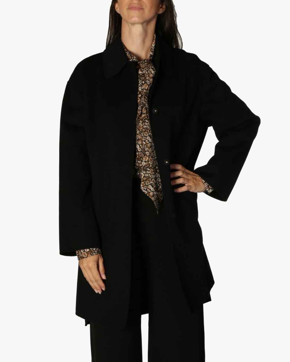 mantel lang 007 black
