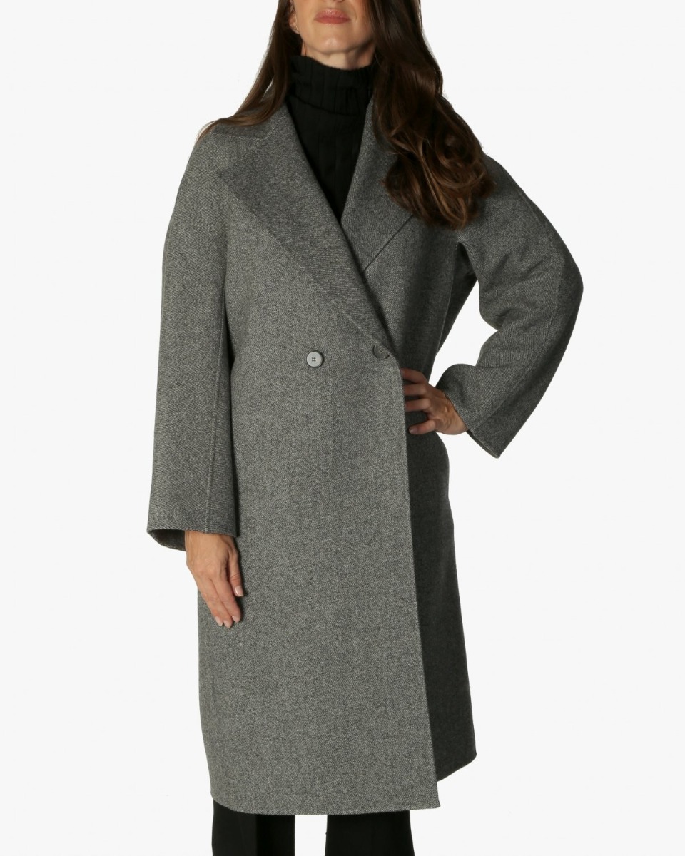 mantel lang 003 grey